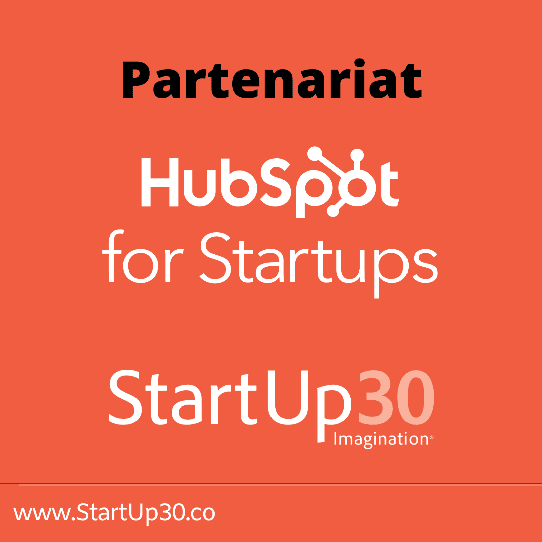 Partenariat StartUp30 HubSpot